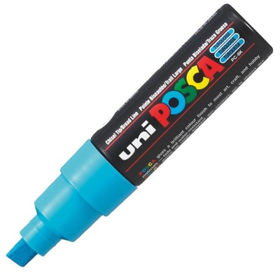 UNİ POSTER MARKÖRÜ POSCA PC-8K 8.0 TURKUAZ
