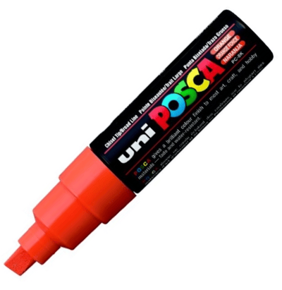 UNİ POSTER MARKÖRÜ POSCA PC-8K 8.0 TURUNCU