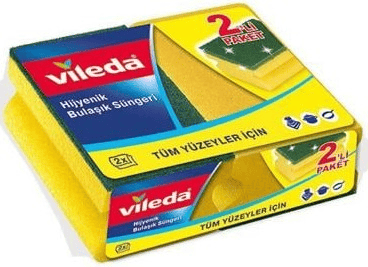 VİLEDA SÜNGER KLASİK YEŞİL OLUKLU 1+1 141111