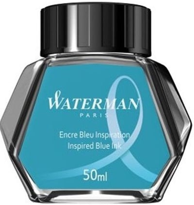 WATERMAN DOLMA KALEM MÜREKKEBİ ŞİŞE DENİZ MAVİSİ 110810
