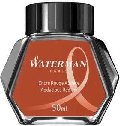 WATERMAN DOLMA KALEM MÜREKKEBİ ŞİŞE KIRMIZI 110730