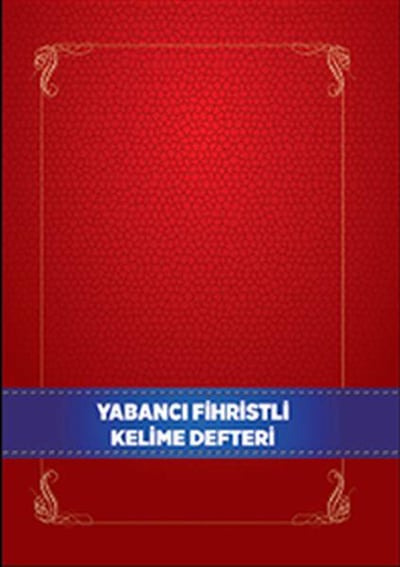 Yabancı Dil Fihristli Kelime Defteri