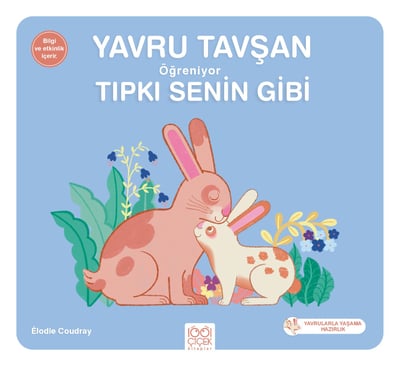 Yavru Tavşan Öğreniyor Tıpkı Senin Gibi