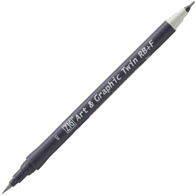 ZIG ART&GRAPHIC TWIN RB TUT-95 805 GRAY TINT