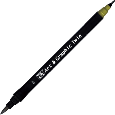 ZIG ART&GRAPHIC TWIN TUT-80 057 OLIVE GREEN