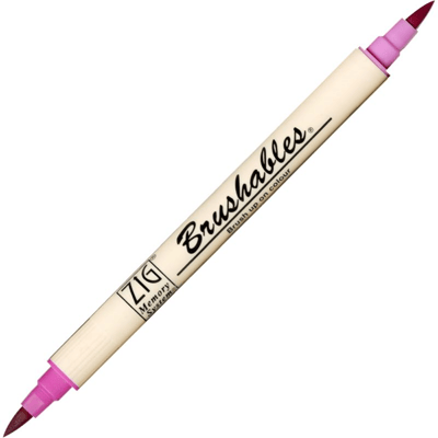 ZIG BRUSHABLES MS-7700 025 PURE PINK