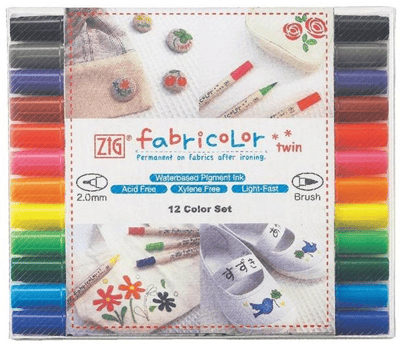 ZIG FABRICOLOR TWIN KUMAŞ KALEMİ TC-4000/12V 12 LI
