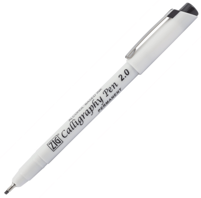 ZIG KALİGRAFİ KALEMİ PCA-210 PERMANENT 2,0MM SİYAH