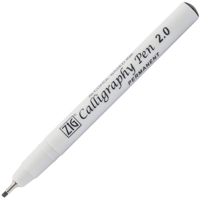 ZIG KALİGRAFİ KALEMİ PCA-210 PERMANENT 2,0MM SİYAH