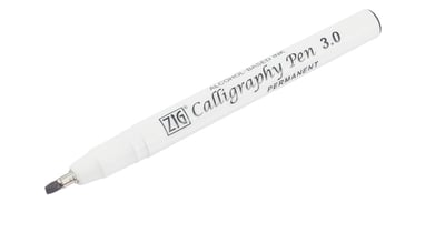 ZIG KALİGRAFİ KALEMİ PCA-310 PERMANENT 3,0MM SİYAH