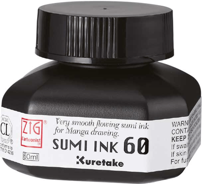 ZIG MANGAKA SUMI MÜREKKEP SİYAH 60ML CNCE103-6