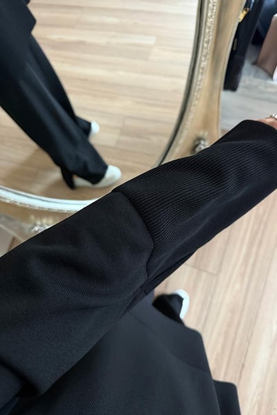 Liora Premium Rayon Takım - Siyah