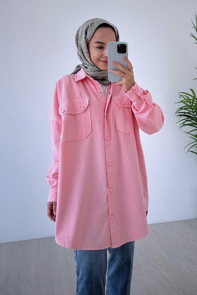 Soft Gömlek - Pembe