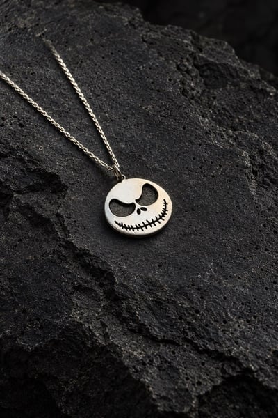 Jack Skellington Gümüş Kolye