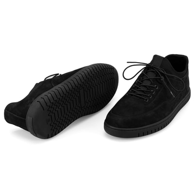 Abdiel Siyah Erkek Nubuk Deri Günlük Ayakkabı