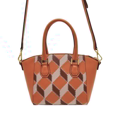 Abend Kadın Patchwork Deri Omuz Askılı Çanta