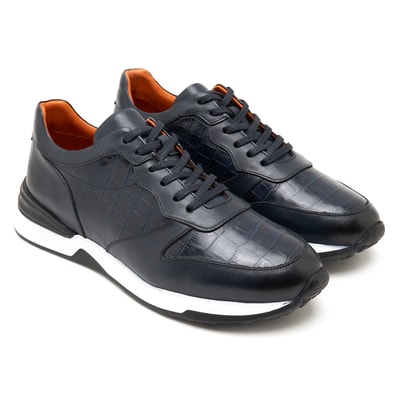 Ackerman Lacivert Erkek Deri Spor Ayakkabı