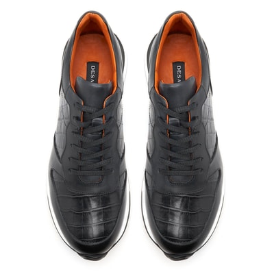 Ackerman Siyah Erkek Deri Spor Ayakkabı