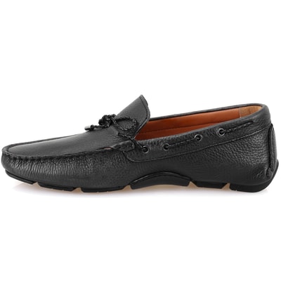 Adriana Siyah Erkek Deri Loafer