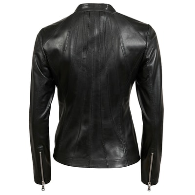 Agnella Kadın Panelli Anatomik Deri Ceket