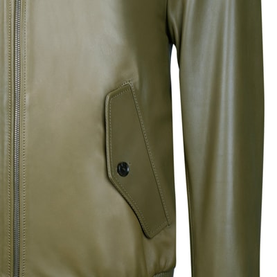 Akando Haki Erkek Bomber Deri Ceket