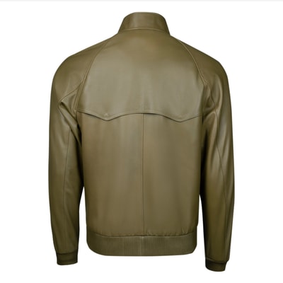 Akando Haki Erkek Bomber Deri Ceket