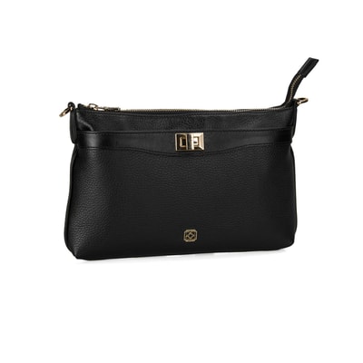 Akele Siyah Kadın Deri Postacı Çantası