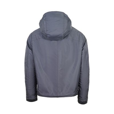 Alanzo Gri Erkek Çift Taraflı Bomber Deri Ceket