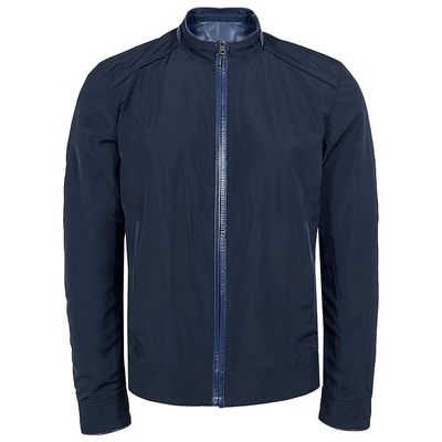 Aleron Erkek Çift Taraflı Deri Mont