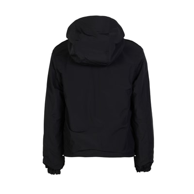 Alette Siyah Kadın Çift Taraflı Bomber Deri Ceket