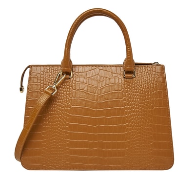 Algue Kadın Kroko Baskılı Deri Omuz Askılı Çanta