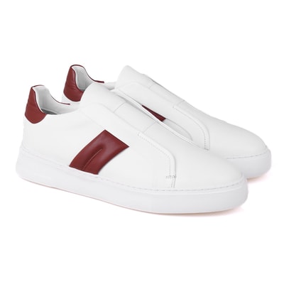 Alice Beyaz Erkek Deri Spor Ayakkabı