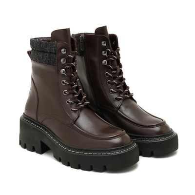 Alona Kahve Kadın Deri Bot