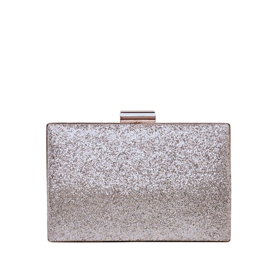 Altın Grass Zincir Detaylı Kadın Gece Çantası