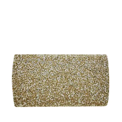 Altın Plant Zincir Detaylı Kadın Gece Çantası