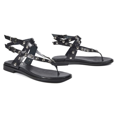 Alva Kadın Deri Sandalet