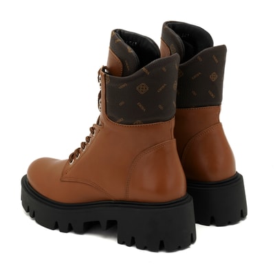 Alvar Taba Kadın Monogram Deri Bot