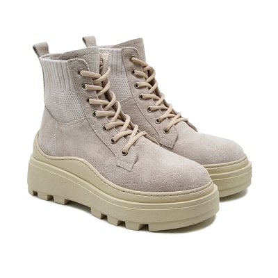 Amanda Bej Kadın Süet Bot