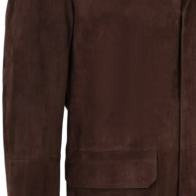 Ambrogio Kahve Erkek Süet Deri Ceket