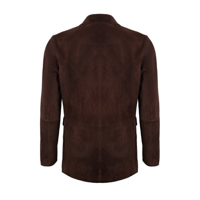 Ambrogio Kahve Erkek Süet Deri Ceket
