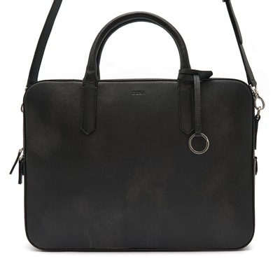 Amelio Siyah Erkek Deri Evrak Çantası