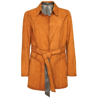 Andra Kadın Çift Taraflı Deri Pardösü