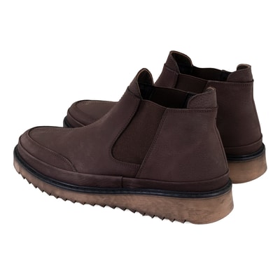 Aniana Kahve Erkek Deri Chelsea Bot