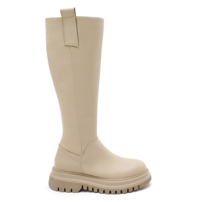 Anica Krem Kadın Çizme