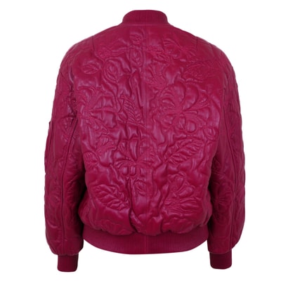 Anna Mor Kadın Çift Taraflı Deri Bomber Ceket 