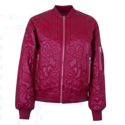 Anna Mor Kadın Çift Taraflı Deri Bomber Ceket 