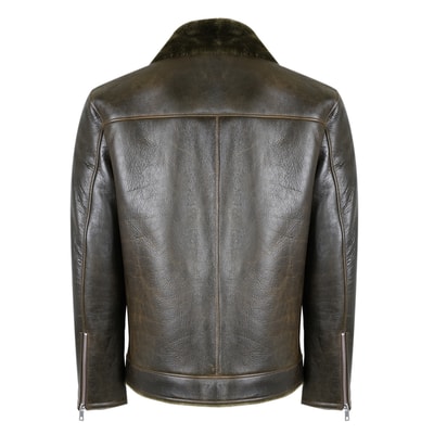 Ariance Yeşil Erkek Kürk Mont