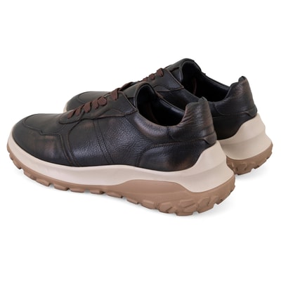 Arisa Kahve Erkek Bağcıklı Deri Spor Ayakkabı