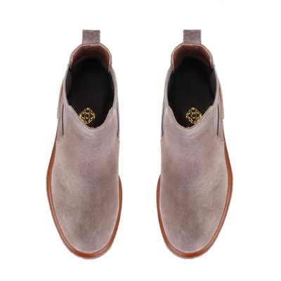 Ascent Vizon Kadın Lastikli Süet Deri Chelsea Bot