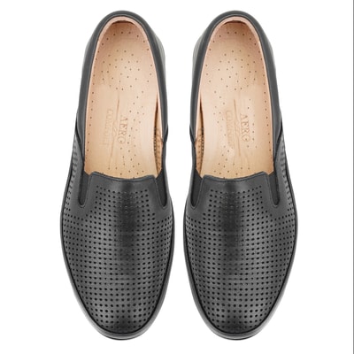 Avery Siyah Kadın Deri Günlük Ayakkabı